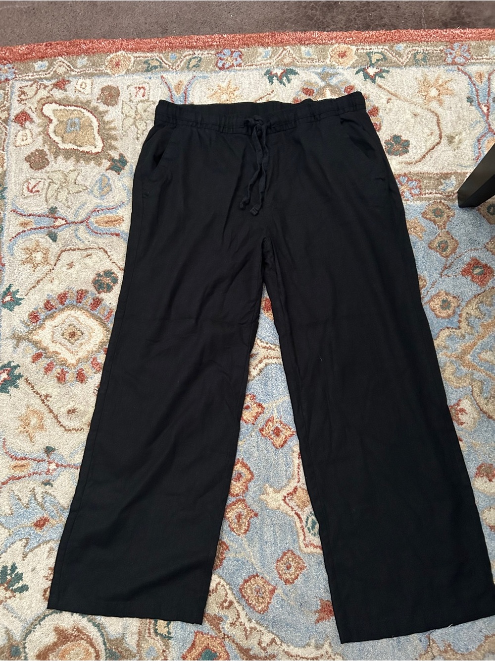 Old Navy Black Women's Drawstring Jogger Pants